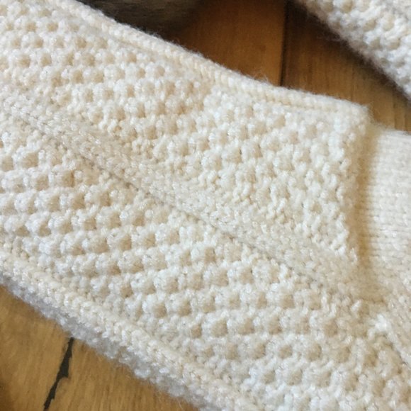 Chunky Knit Faux-fur Trimmed Reading Socks - Picture 9 of 15